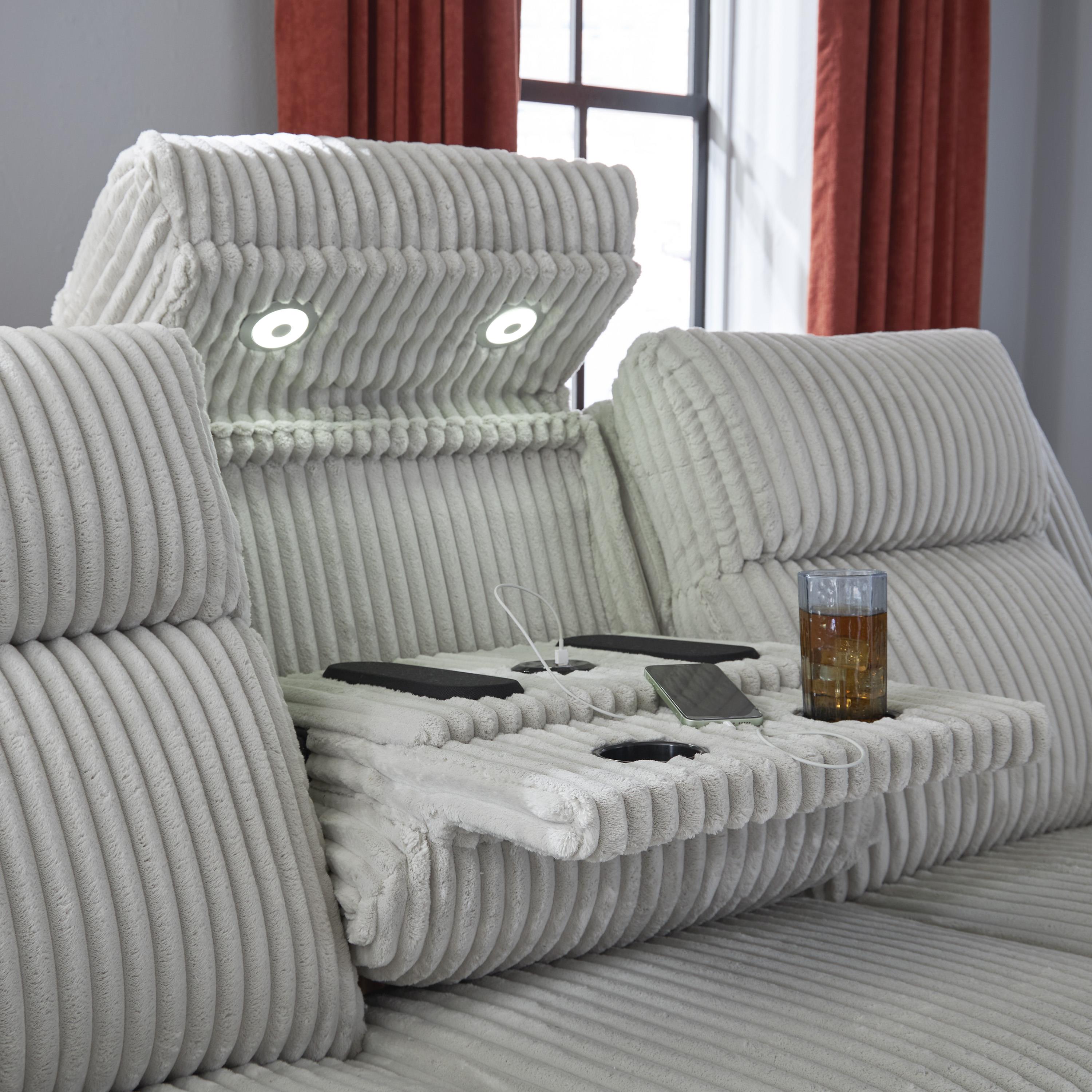 Swipe Furniture Exclusive Design Forest Lake Power Reclining Sofa PC6420315