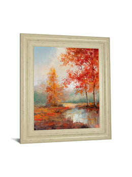 Autumns Grace Ii By T.C Chiu 22X26 Framed Print