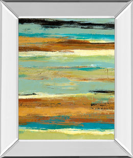 Mirrored Frame Terra Firma I By Maria Donovan 22X26 Mirror Frame Print