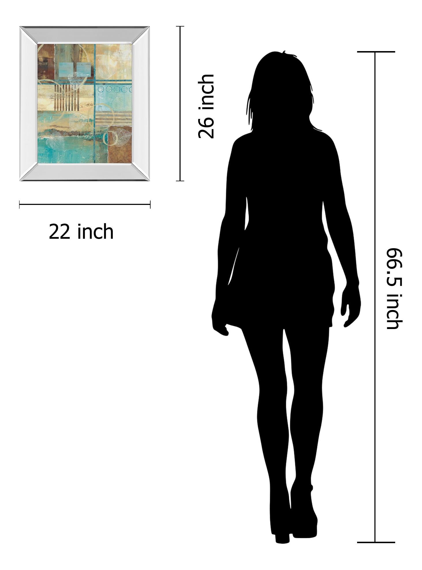 Mirrored Frame Natures Magic I By Norm Olson 22X26 Mirror Frame Print