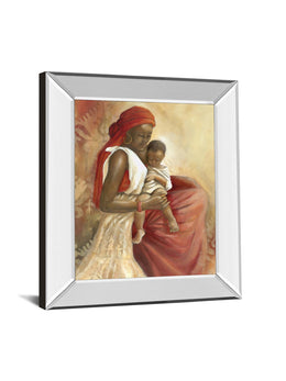 Mirrored Frame Beauty Of Love I  By Carol Robinson 22X26 Mirror Frame Print