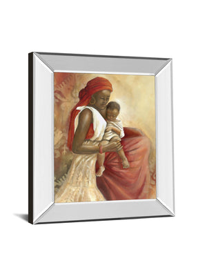 Mirrored Frame Beauty Of Love I  By Carol Robinson 22X26 Mirror Frame Print