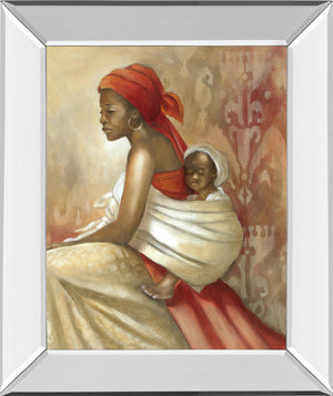 Mirrored Frame Beauty Of Love Ii By Carol Robinson 22X26 Mirror Frame Print