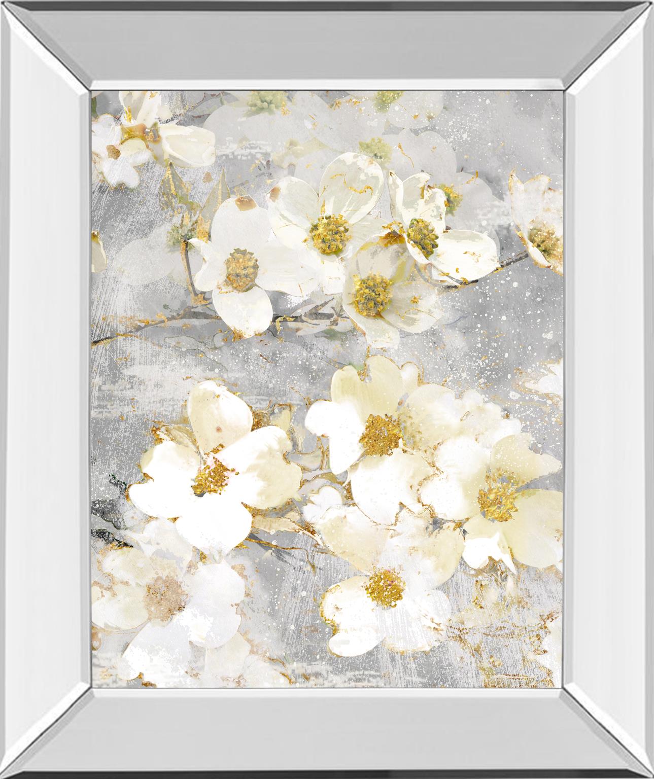 Mirrored Frame Not Just  A Pretty Face I By Nan 22X26 Mirror Frame Print