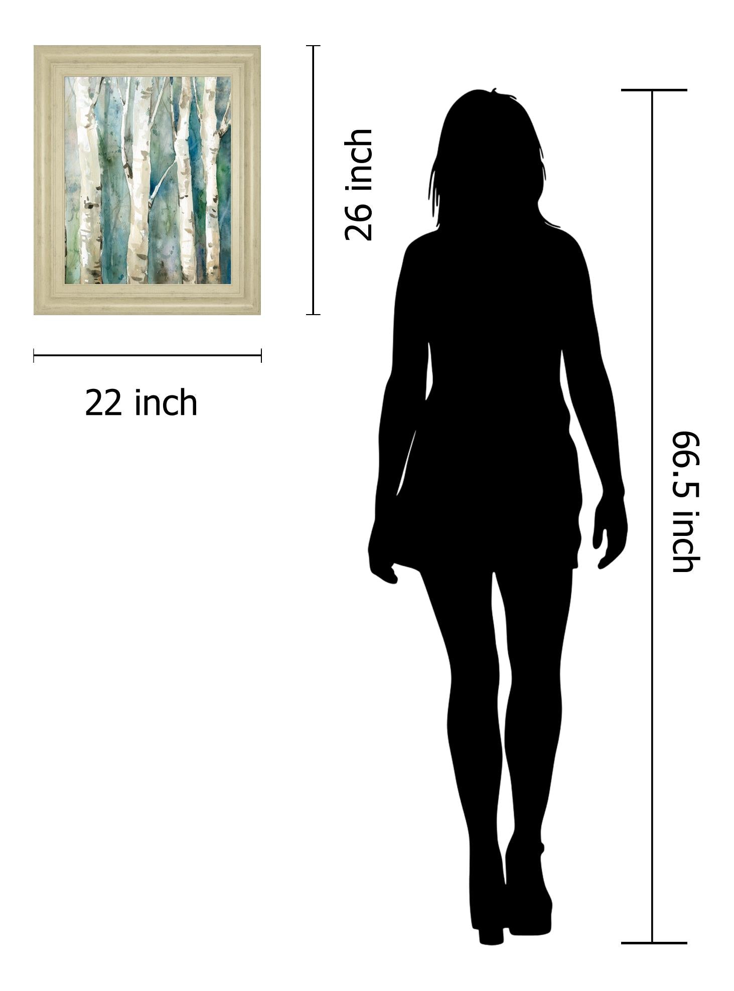 River Birch Ii By Carol Robinson 22X26 Framed Print