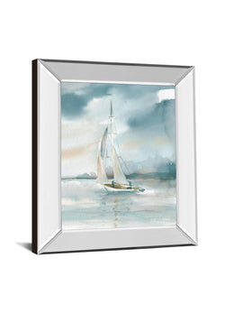 Mirrored Frame Subtle Mist I  By Carol Robinson 22X26 Mirror Frame Print