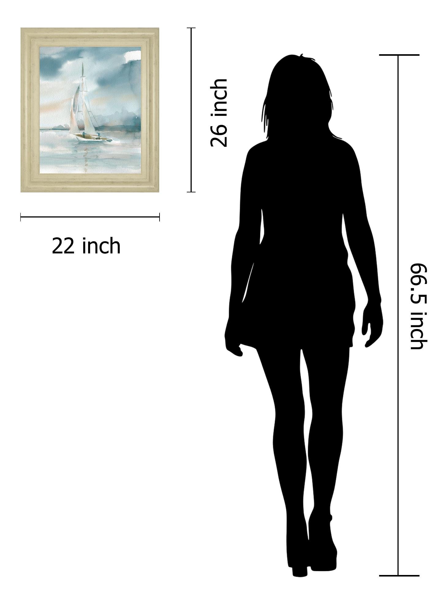 Subtle Mist I  By Carol Robinson 22X26 Framed Print