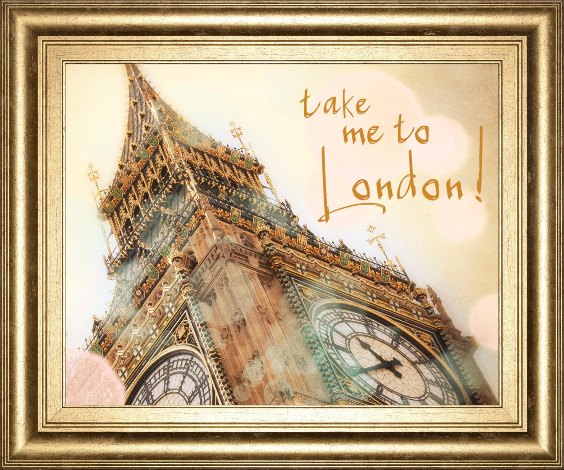 Take Me To London By Emily Navas 22X26 Framed Print