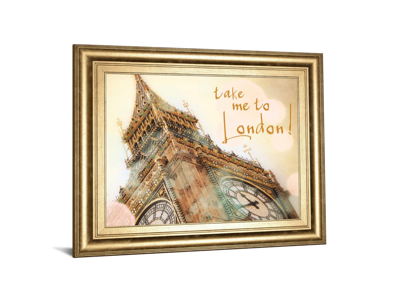 Take Me To London By Emily Navas 22X26 Framed Print