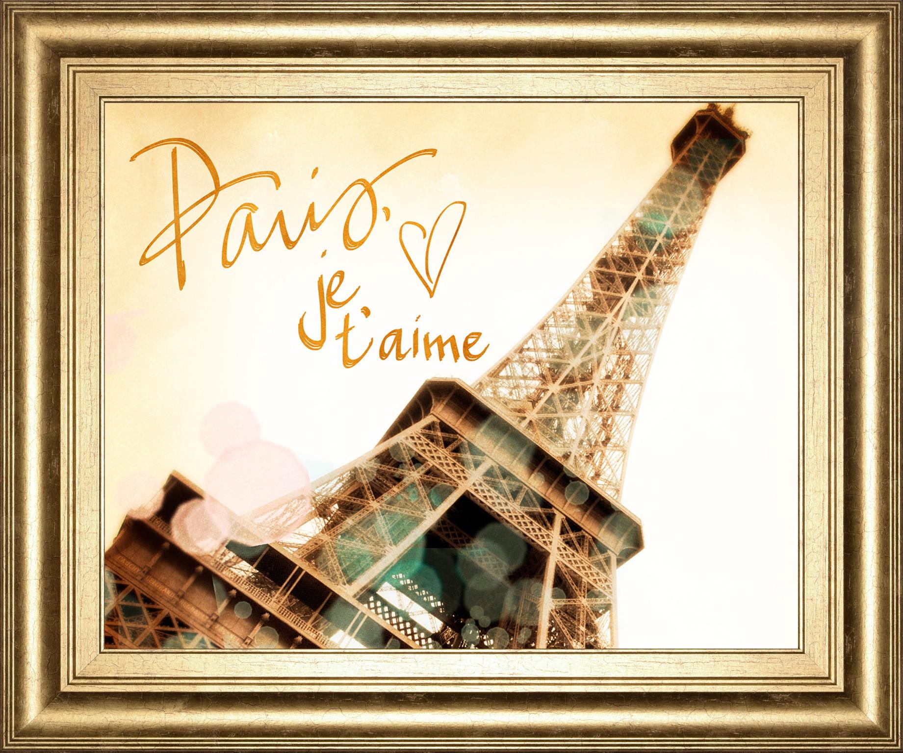 Paris, J'Taime By Emily Navas 22X26 Framed Print
