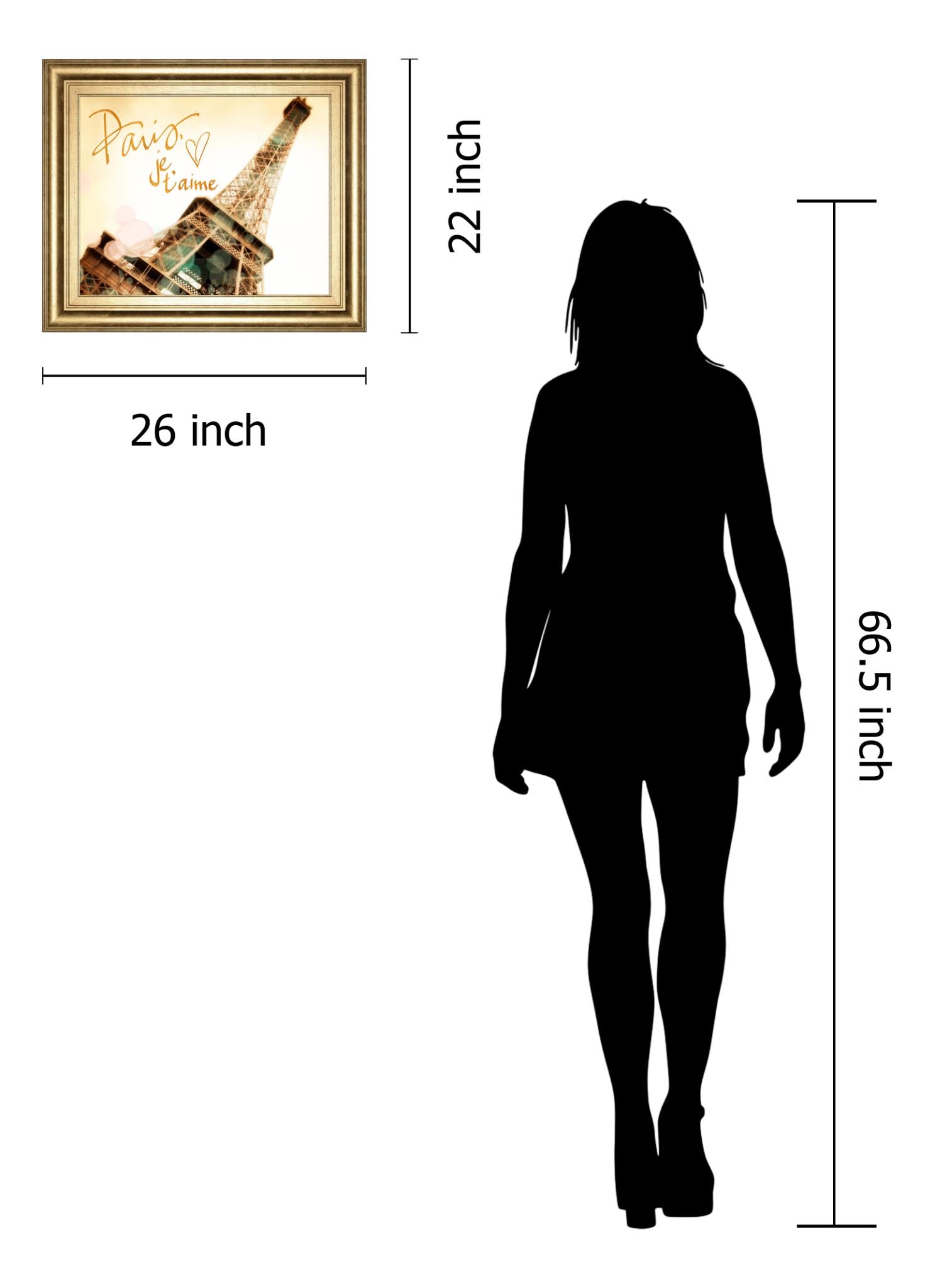 Paris, J'Taime By Emily Navas 22X26 Framed Print