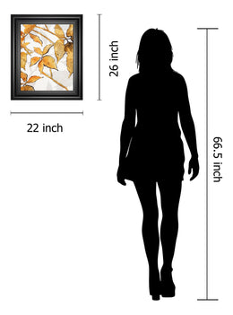 Gold Shadows I By Patricia Pinto 22X26 Framed Print