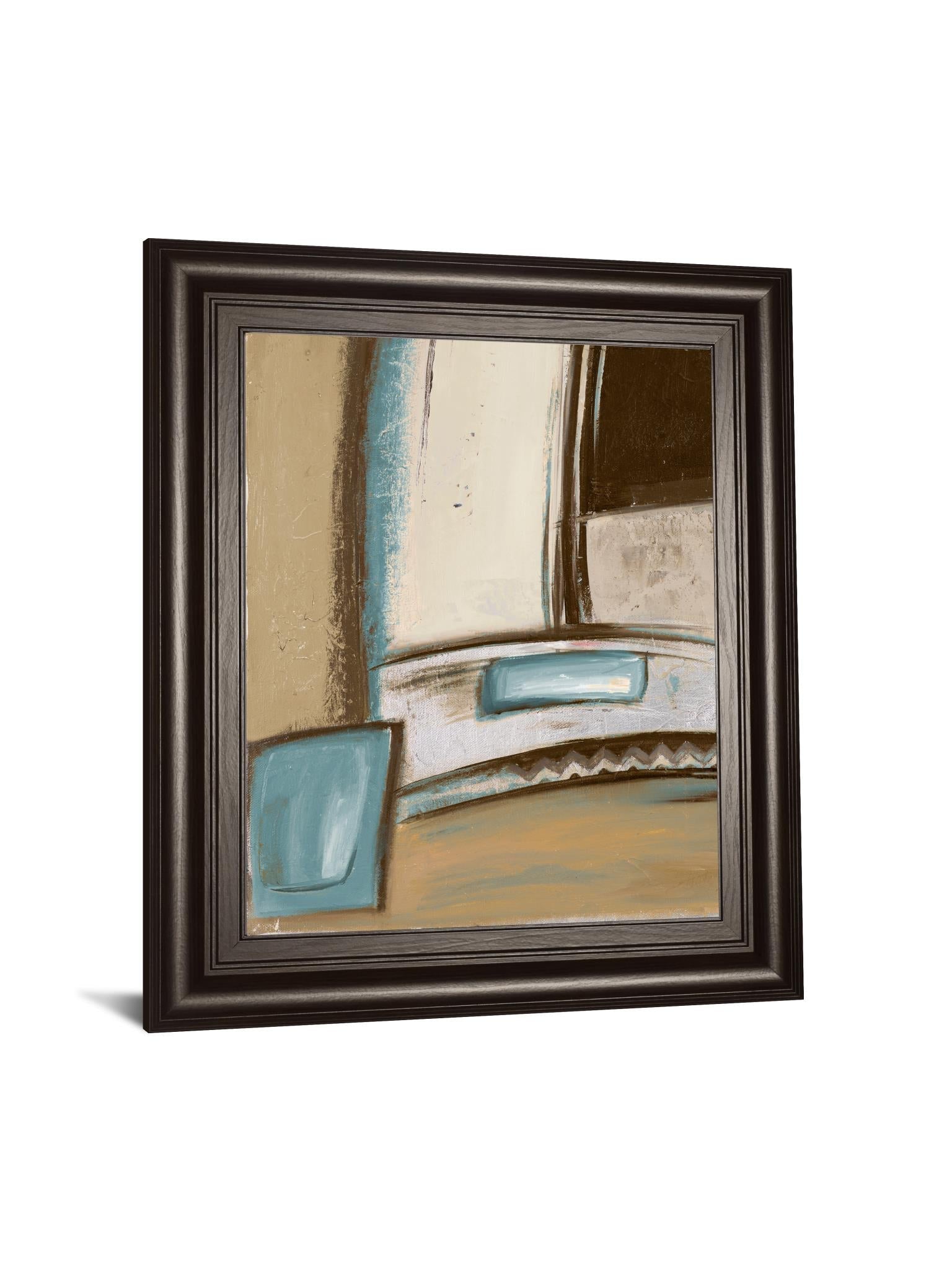 Time Flies On Blue I  By Patricia Pinto 22X26 Framed Print