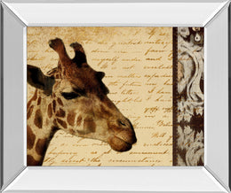 Mirrored Frame Madagascar Safari I By Patricia Pinto 22X26 Mirror Frame Print