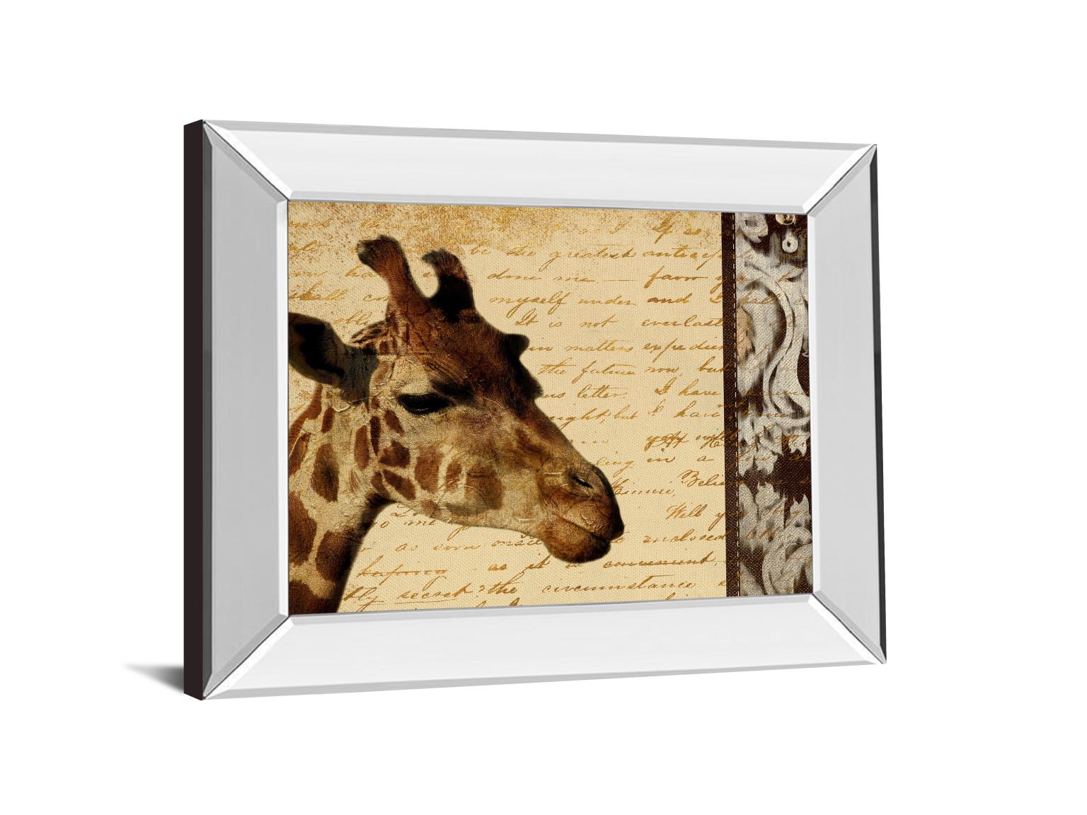 Mirrored Frame Madagascar Safari I By Patricia Pinto 22X26 Mirror Frame Print