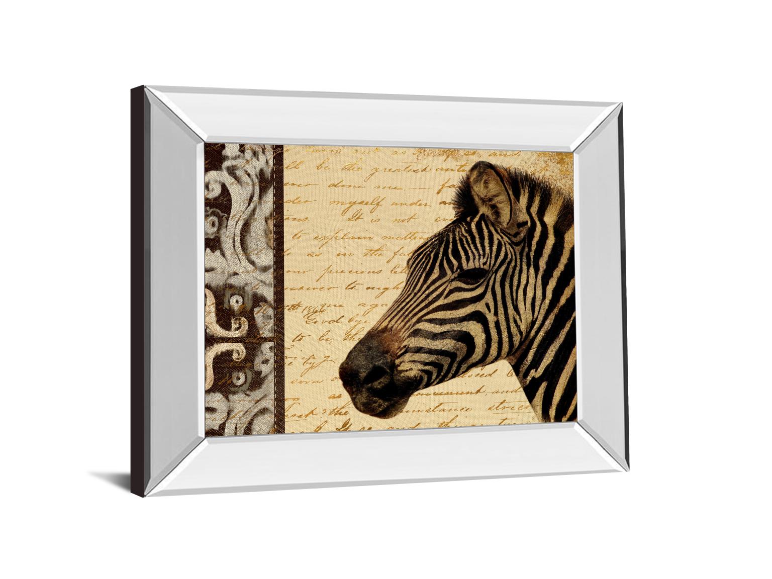 Mirrored Frame Madagasgar Safari Ii By Patricia Pinto 22X26 Mirror Frame Print