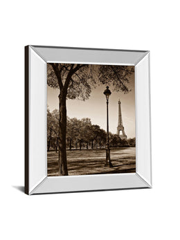Mirrored Frame An Afternoon Stroll-Pari By Maihara, J. 22X26 Mirror Frame Print