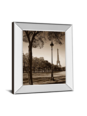 Mirrored Frame An Afternoon Stroll-Pari By Maihara, J. 22X26 Mirror Frame Print