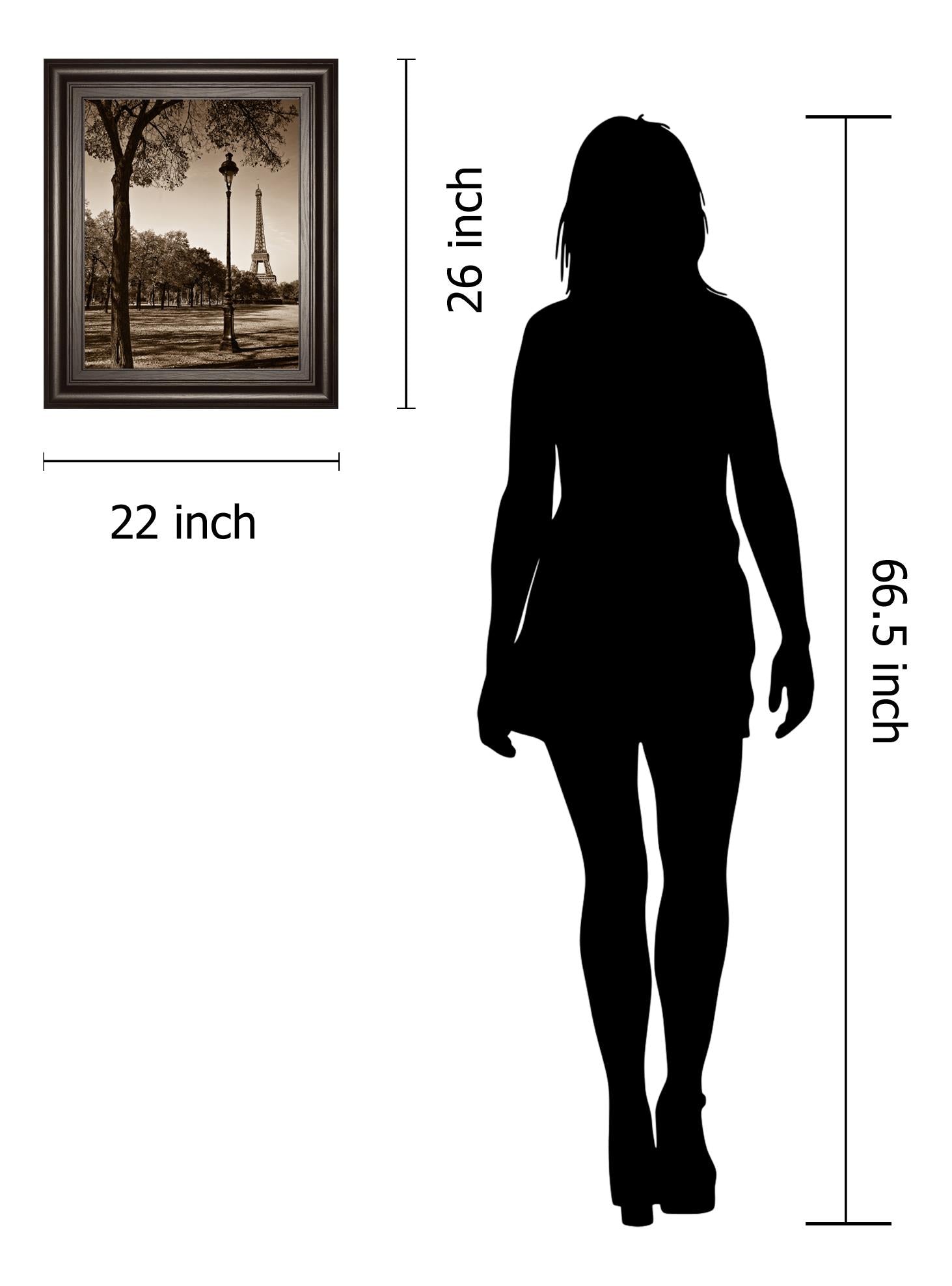 An Afternoon Stroll-Pari By Maihara, J. 22X26 Framed Print