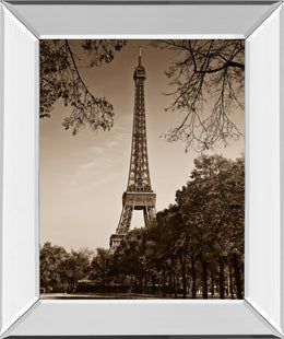 Mirrored Frame An Afternoon Stroll-Pari By Maihara, J. 22X26 Mirror Frame Print