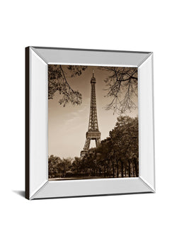 Mirrored Frame An Afternoon Stroll-Pari By Maihara, J. 22X26 Mirror Frame Print