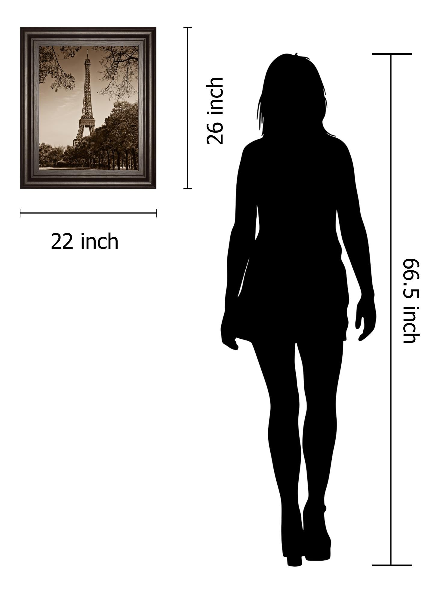 An Afternoon Stroll-Pari By Maihara, J. 22X26 Framed Print