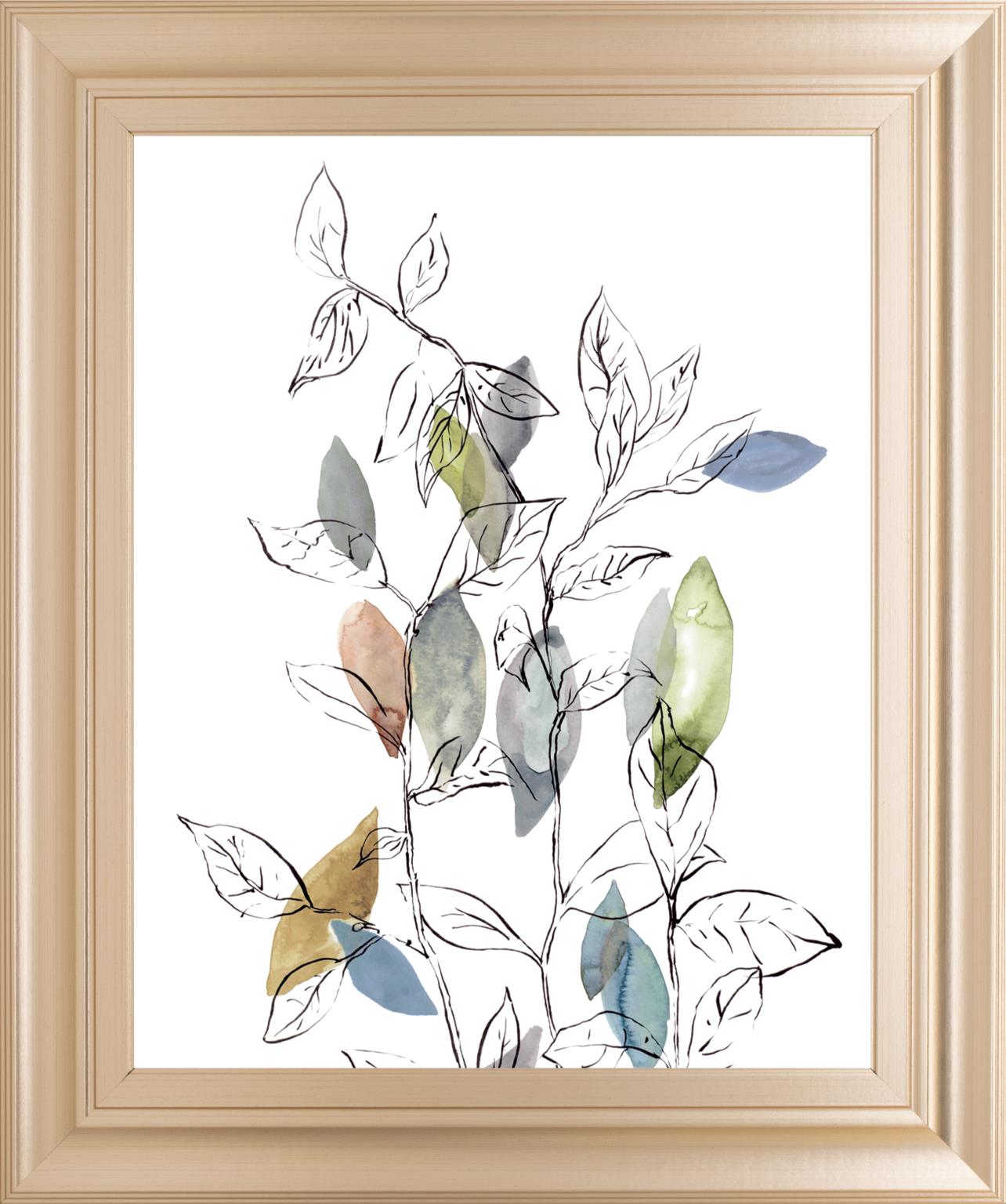 Spring Leaves I By Meyers, R. 22X26 Framed Print