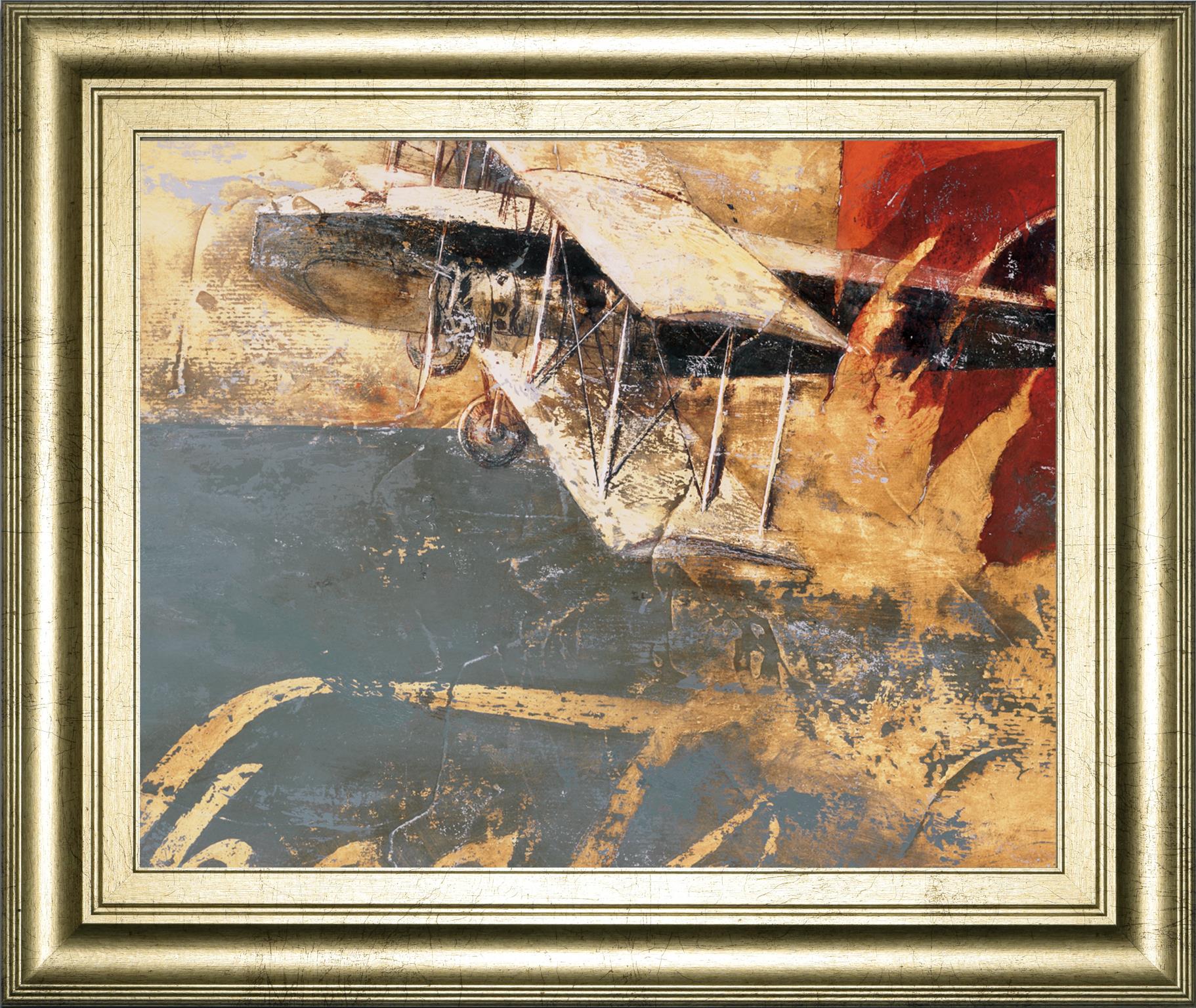 Wheels And Wings By Aliaga, C. 22X26 Framed Print