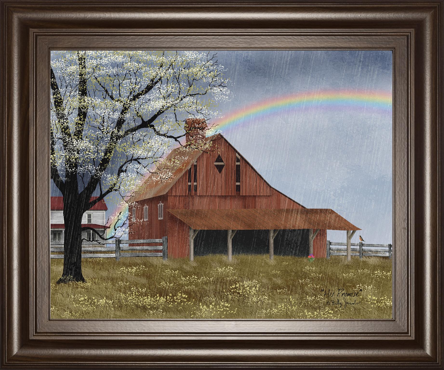 His Promise By Billy Jacobs 22X26 Framed Print