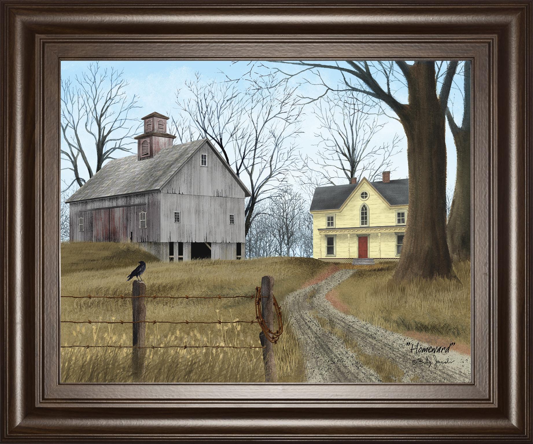 Homeward By Billy Jacobs 22X26 Framed Print