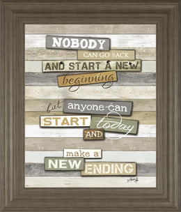 New Ending By Marla Rae 22X26 Framed Print