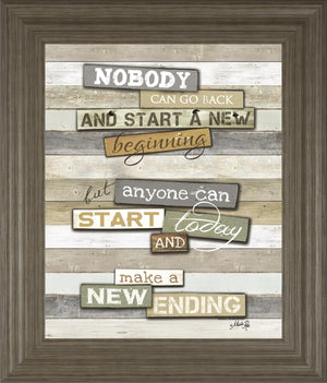 New Ending By Marla Rae 22X26 Framed Print