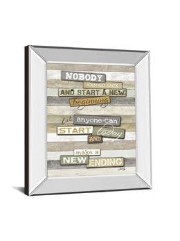 Mirrored Frame New Ending By Marla Rae 22X26 Mirror Frame Print