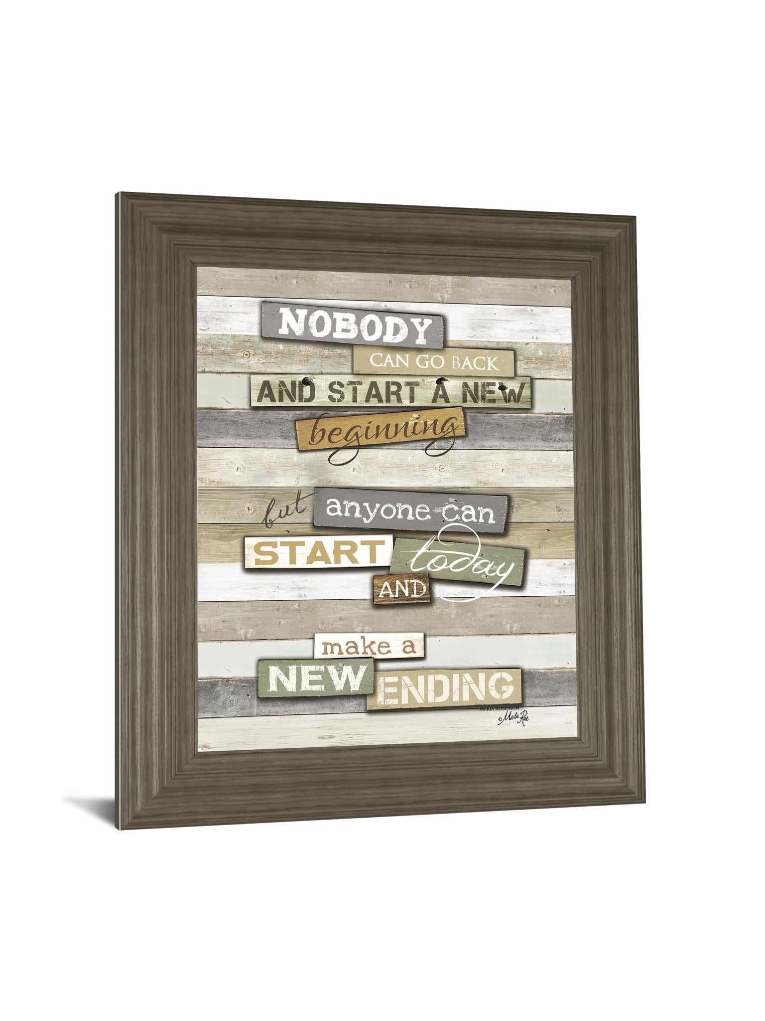 New Ending By Marla Rae 22X26 Framed Print