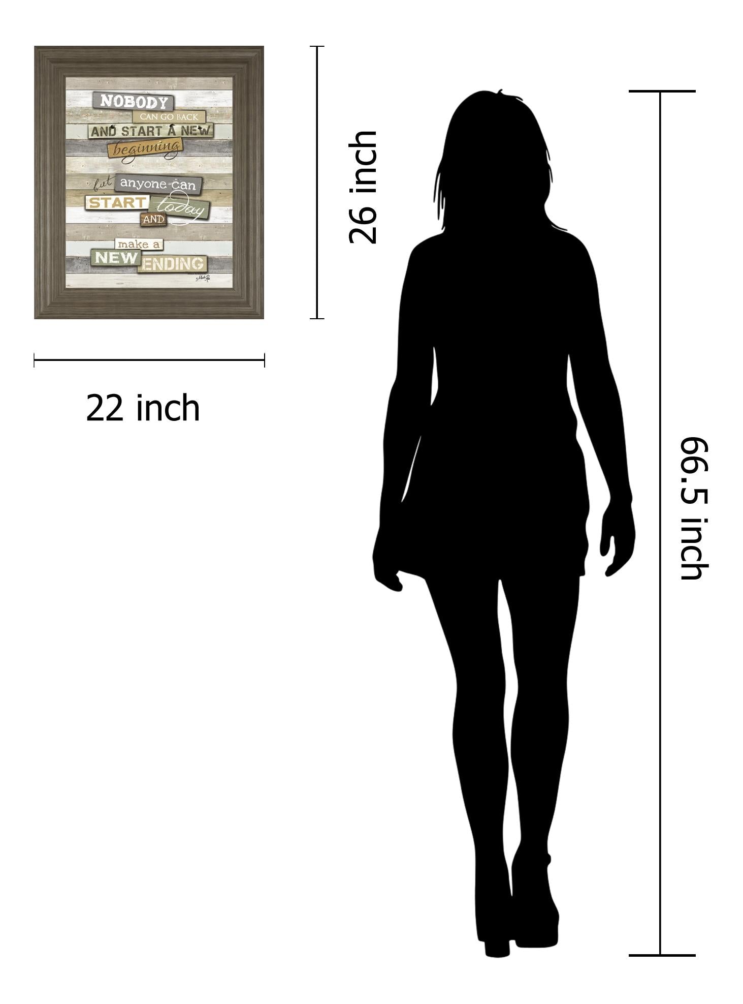 New Ending By Marla Rae 22X26 Framed Print