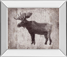 Mirrored Frame Wildnessiv-Timber By Sandra Jacobs 22X26 Mirror Frame Print
