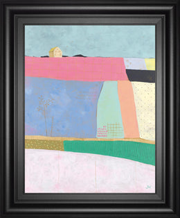 Live Coloufully-Patchwork By Joelle Wehkamp 22X26 Framed Print