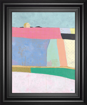 Live Coloufully-Patchwork By Joelle Wehkamp 22X26 Framed Print