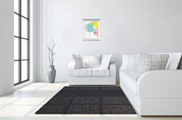 Mirrored Frame Dots  And Colours-Mattie By Joelle Wehkamp 22X26 Mirror Frame Print