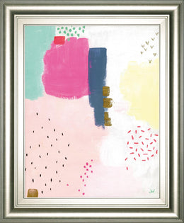 Dots  And Colours-Speckle By Joelle Wehkamp 22X26 Framed Print