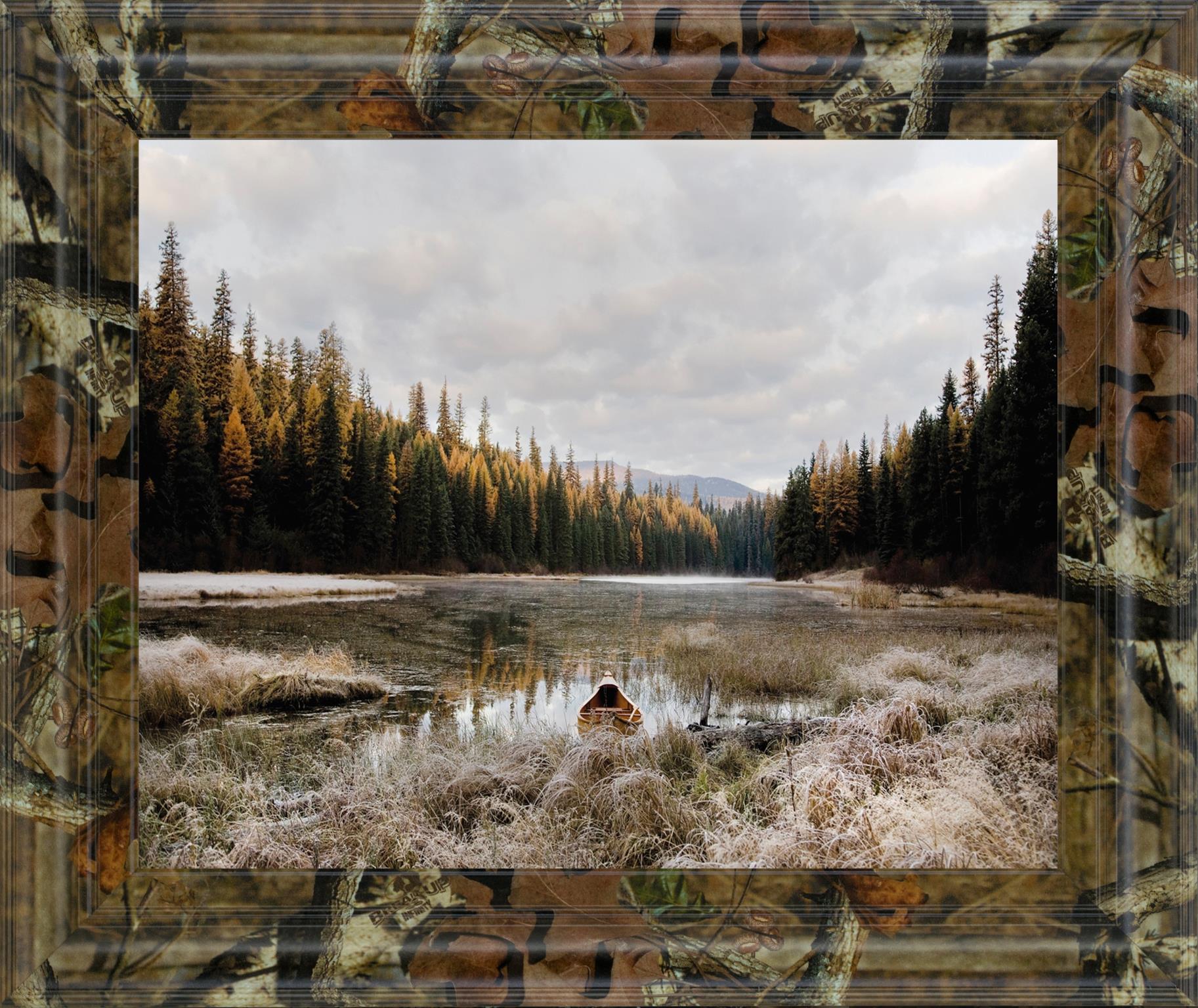 Reflecting Nature By Andrew Geiger ***Monl*** 22X26 Framed Print