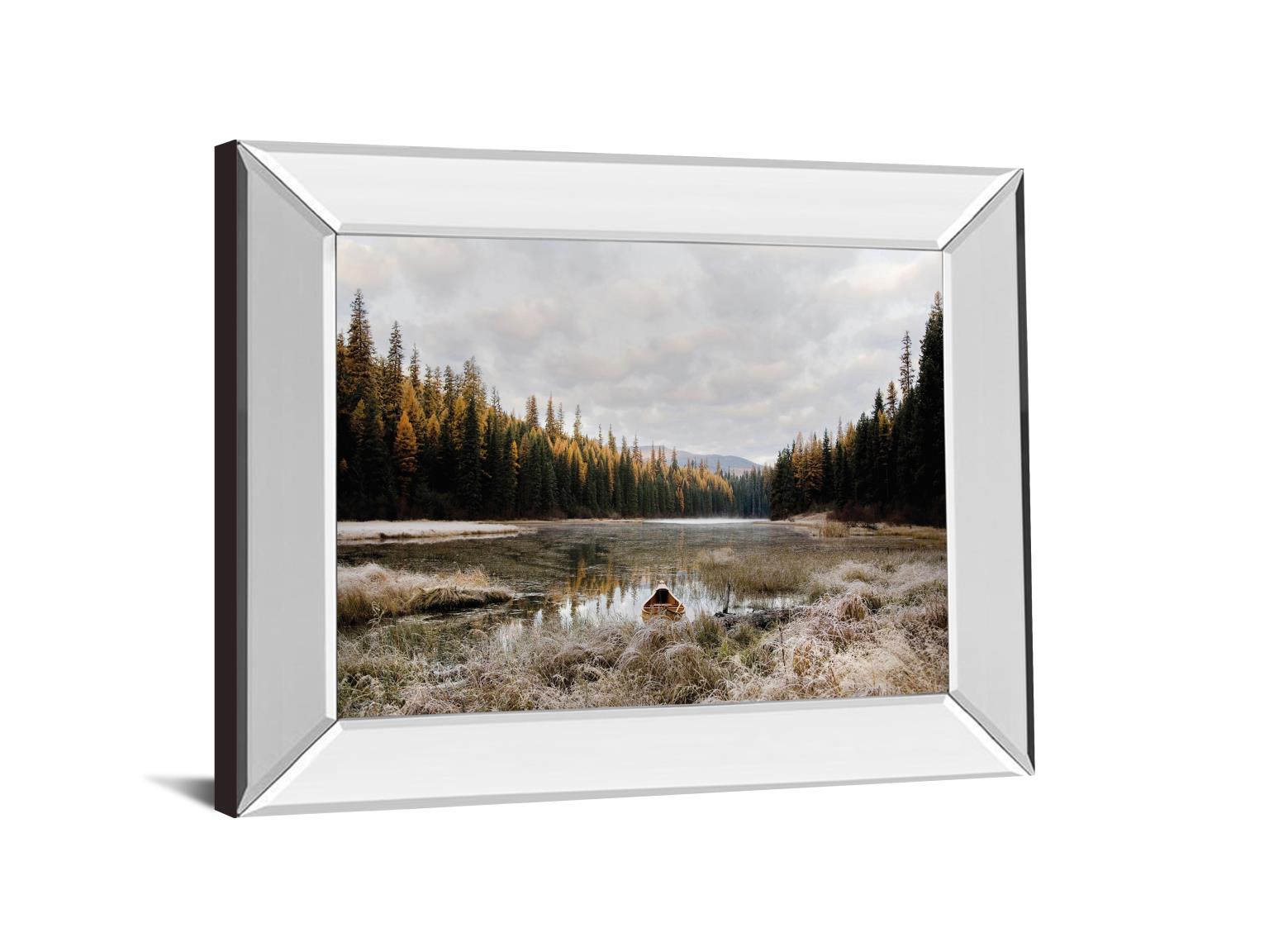 Mirrored Frame Reflecting Nature By Andrew Geiger 22X26 Mirror Frame Print