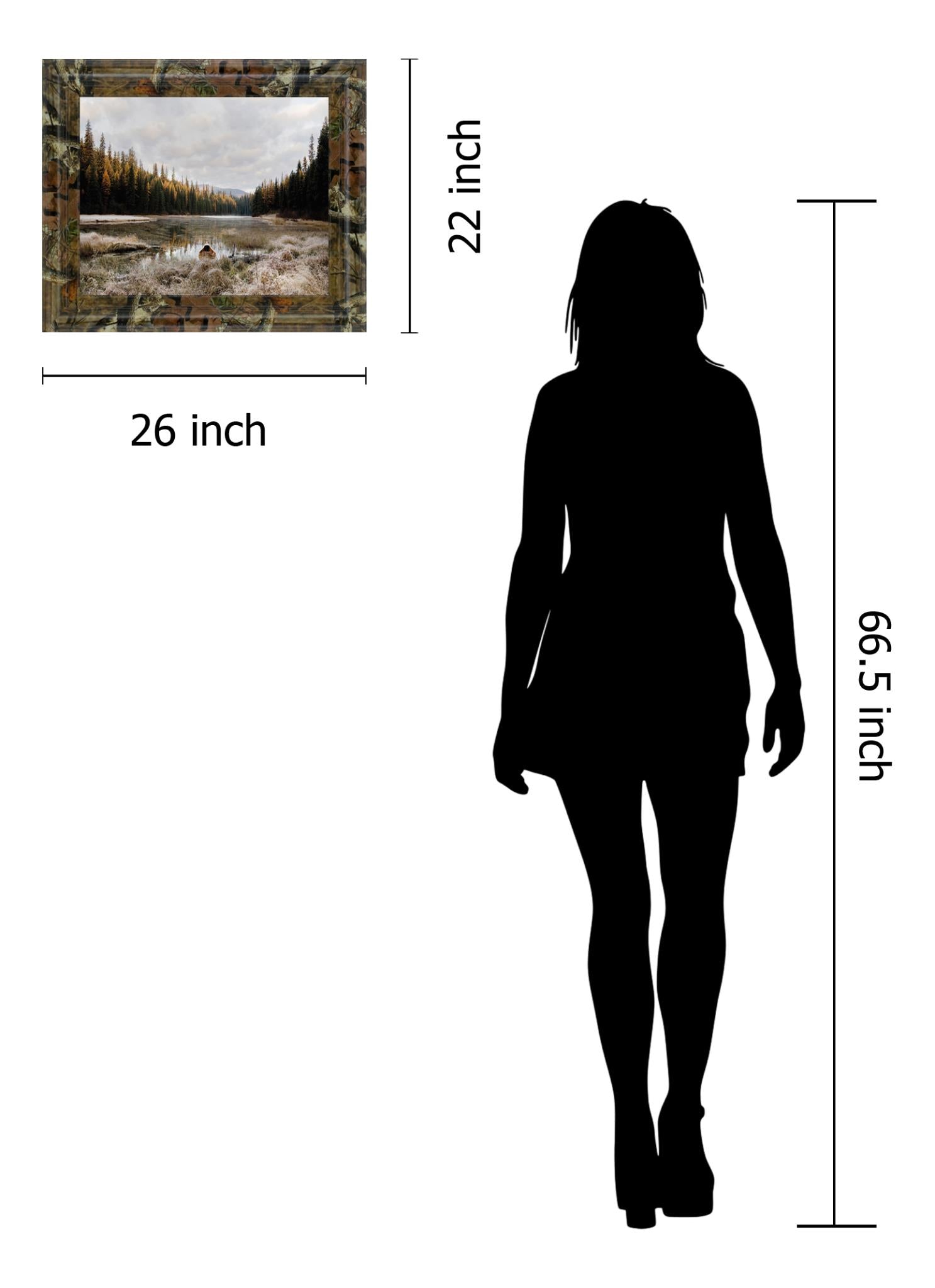 Reflecting Nature By Andrew Geiger ***Monl*** 22X26 Framed Print