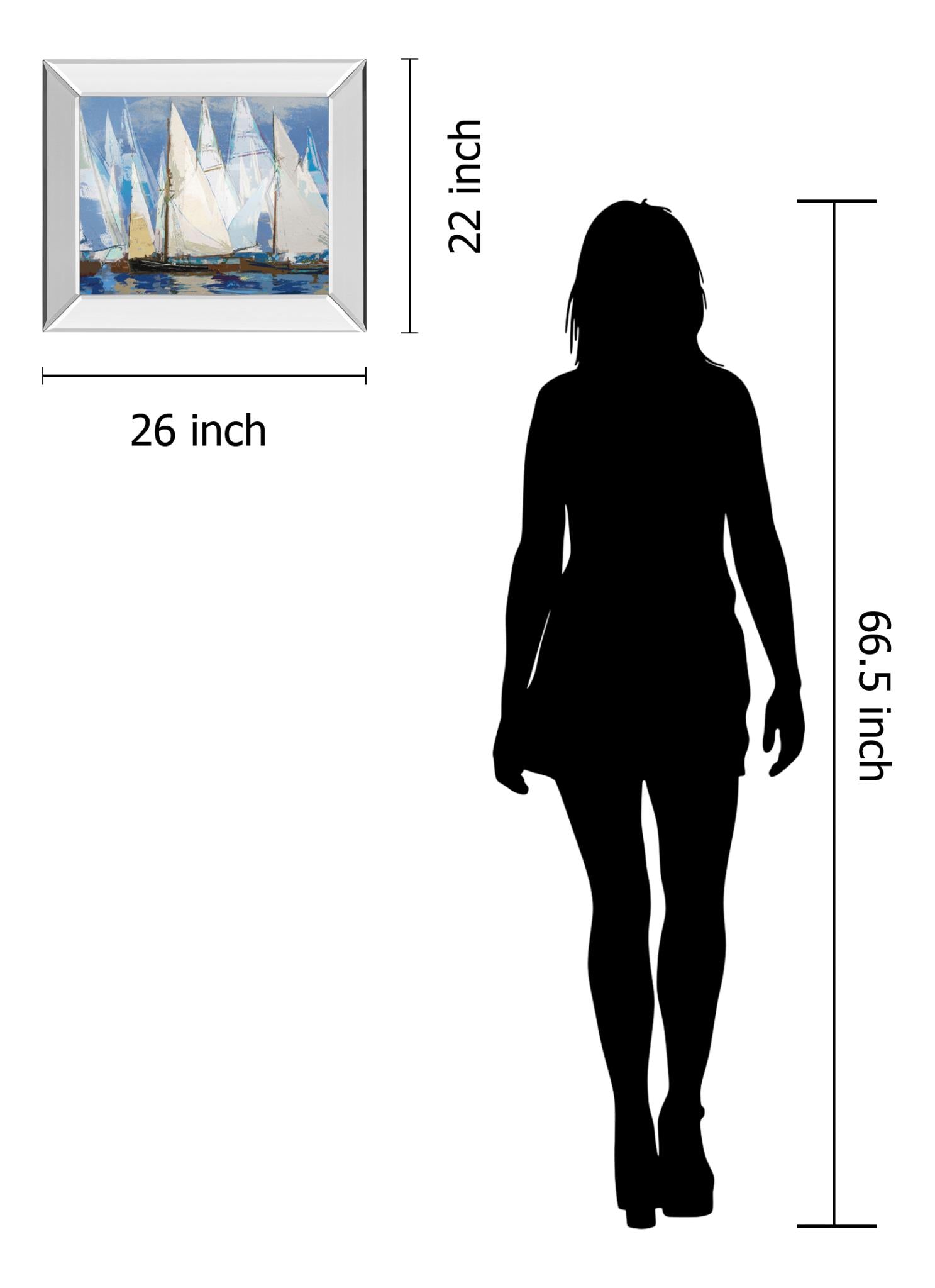 Mirrored Frame Fleot Ii By Paul Duncan 22X26 Mirror Frame Print