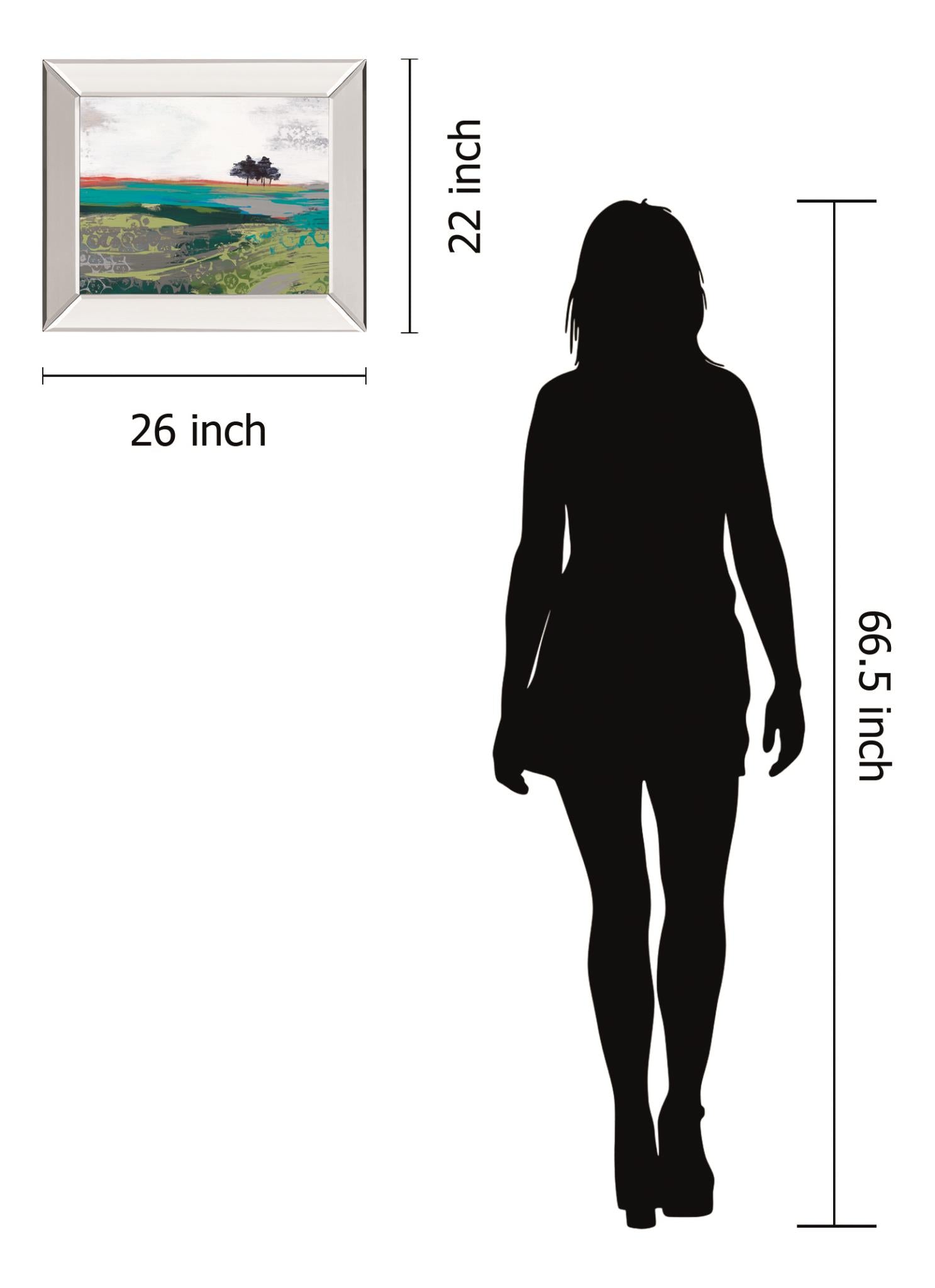 Summer Breeze By Leslie Bernsen 22X26 Mirror Frame Print