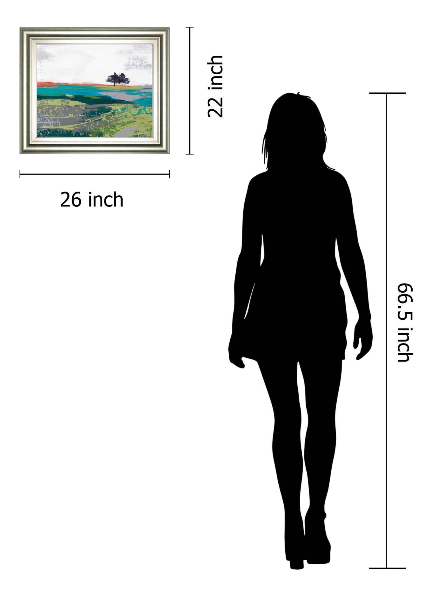 Summer Breeze By Leslie Bernsen 22X26 Framed Print