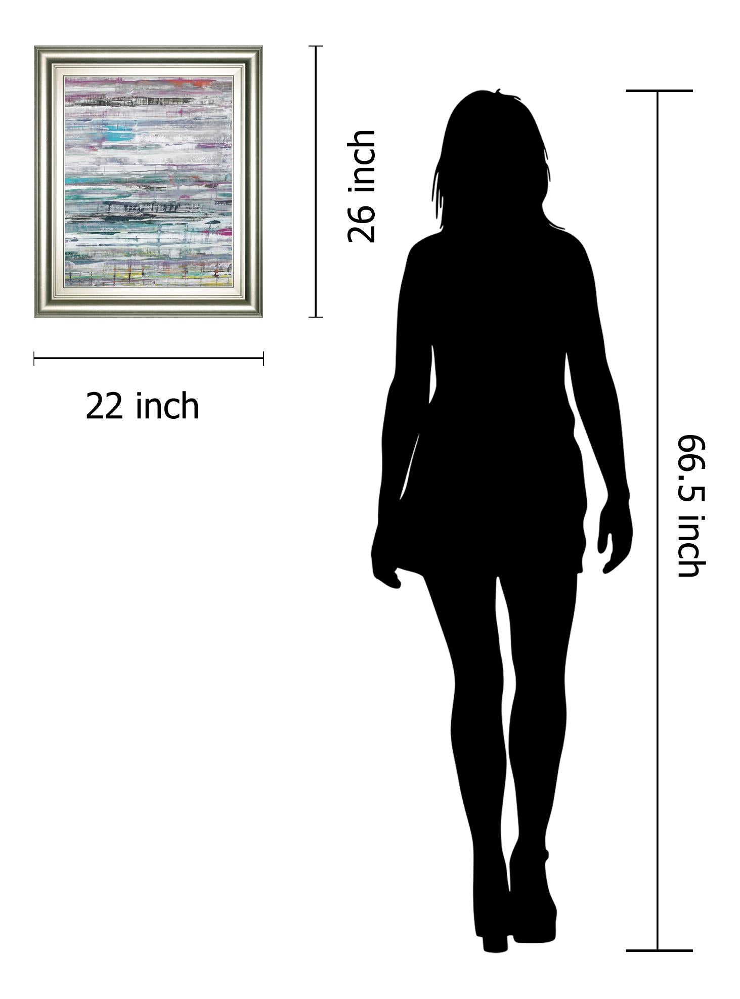Land Drift By Hilario Gutierrez 22X26 Framed Print