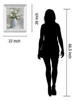 Country Bouquet I By Carol Robinson 22X26 Mirror Frame Print