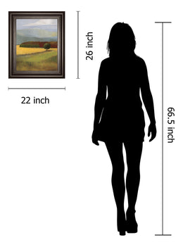 Field Of Gold By Judith D'Agostino 22X26 Framed Print