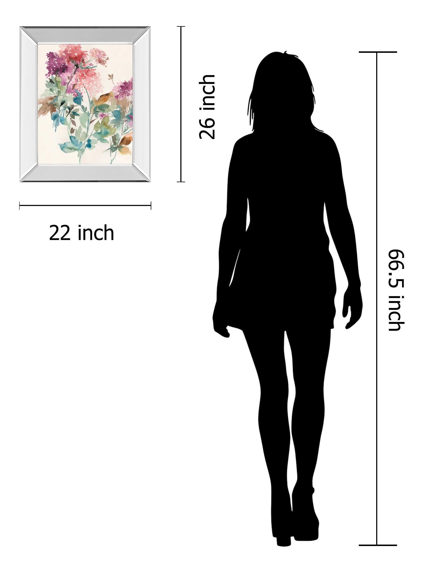 Sweet Hydrangea I By Asia Jensen 22X26 Mirror Frame Print